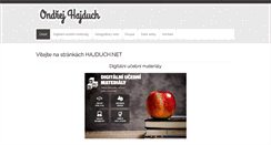 Desktop Screenshot of hajduch.net